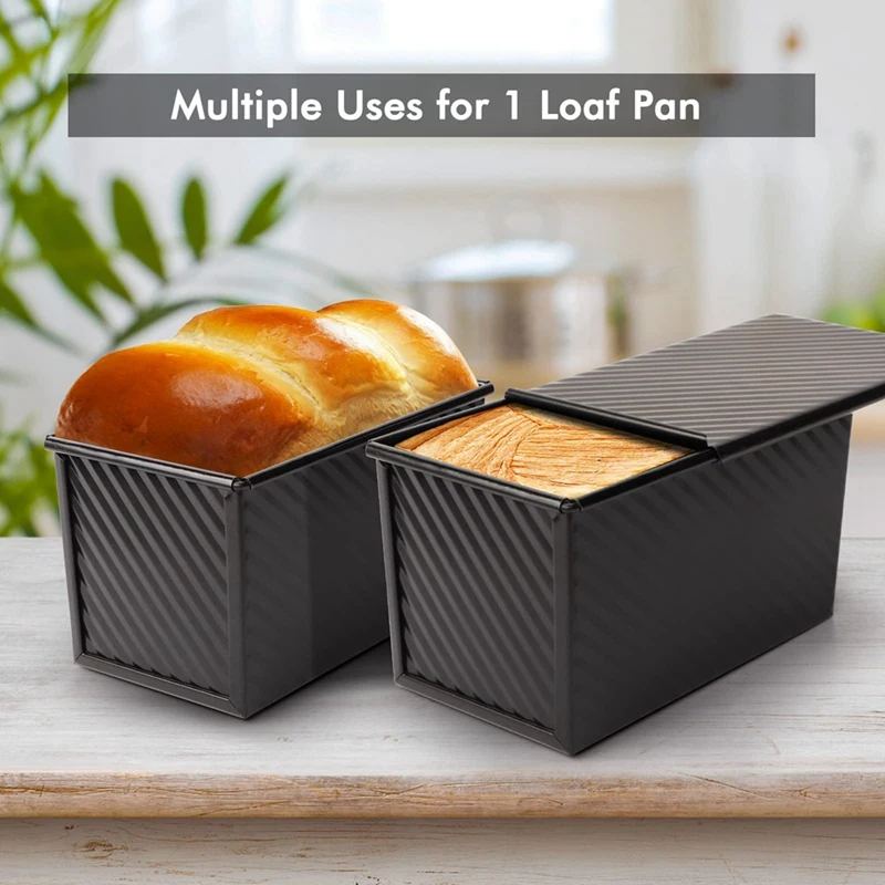 6 Pack Mini Loaf Pans,Non-Stick Baking Bread Pan,Carbon Steel Bakeware, Loaf  pan