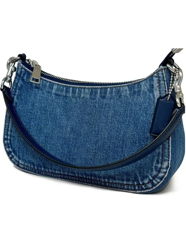 NEW Vintage Denim Shoulder Bag Women's Messenger Bag Multi-pockets Satchel Bags handbag  Ladies Crossbody Bag