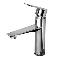 ก๊อกน้ำร้อนและเย็นอ่างล่างหน้าในครัวเรือนอ่างล่างหน้าอ่างล้างหน้าน้ำเย็นแบบเดี่ยวสำหรับอ่างล้างหน้าการค้าต่างประเทศ 4