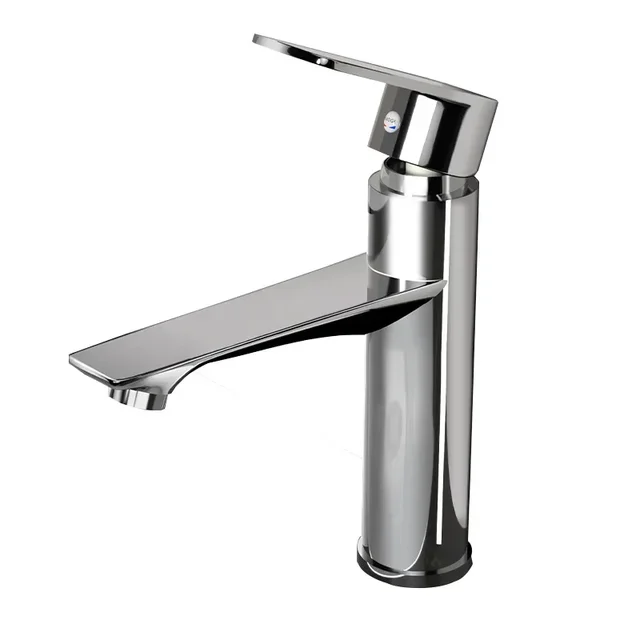 ก๊อกน้ำร้อนและเย็นอ่างล่างหน้าในครัวเรือนอ่างล่างหน้าอ่างล้างหน้าน้ำเย็นแบบเดี่ยวสำหรับอ่างล้างหน้าการค้าต่างประเทศ 4