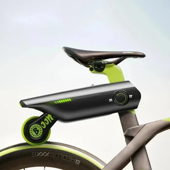 Kit di amplificazione elettrica per bici da strada e mountain bike, che offre un'autonomia di guida estesa, adatto a posterioretti rotondi.