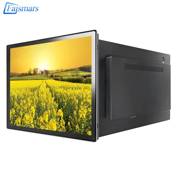 Embedded All-In-One Capacitive Touchscreen PC with Core I5 6th Gen Front Waterproof Industrial Panel Computer Win10 pro