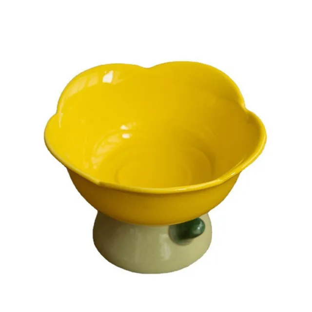 Pet Supplies Cat Food Bowl Raised Pet Food Water Bowl Puppy Feeder Bowl Ceramic Cat Water Feeding Dish Pet Eating Dishes 5