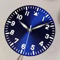 Blue dial hands