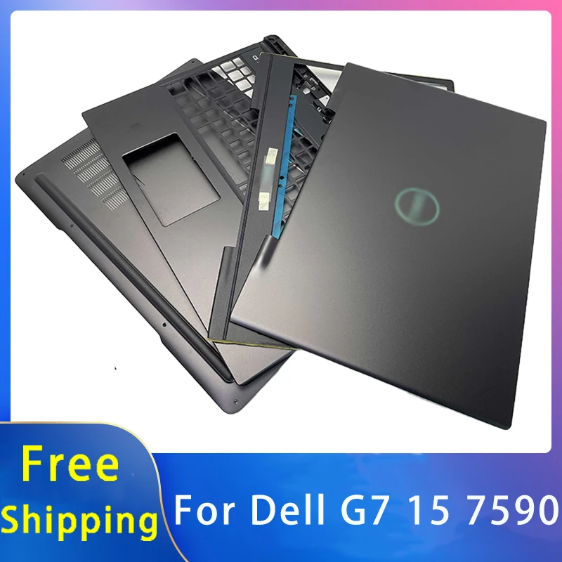 

New For Dell G7 15 7590 Shell Replacemen Laptop Accessories Lcd Back Cover/Front Bezel/Palmrest/Bottom Black ABCD Cover
