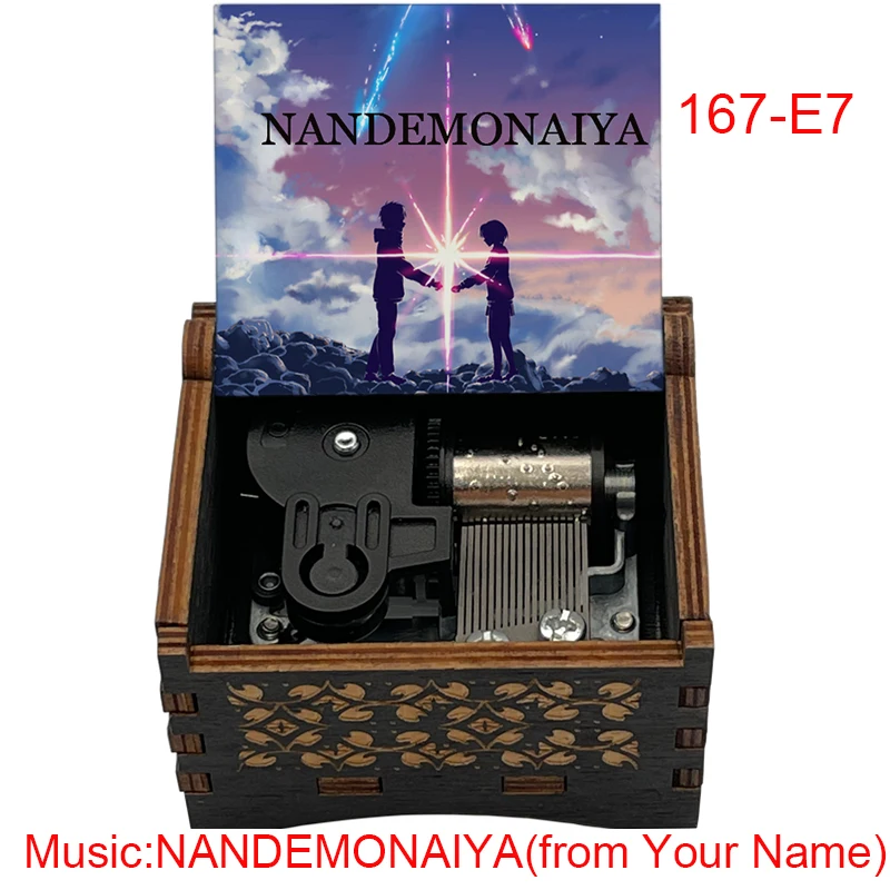 Anime Your Name Kimi no na wa Nandemonaiya Music Box Movie Song Theme Mechanical Cute Birthday Gift Fans Souvenir