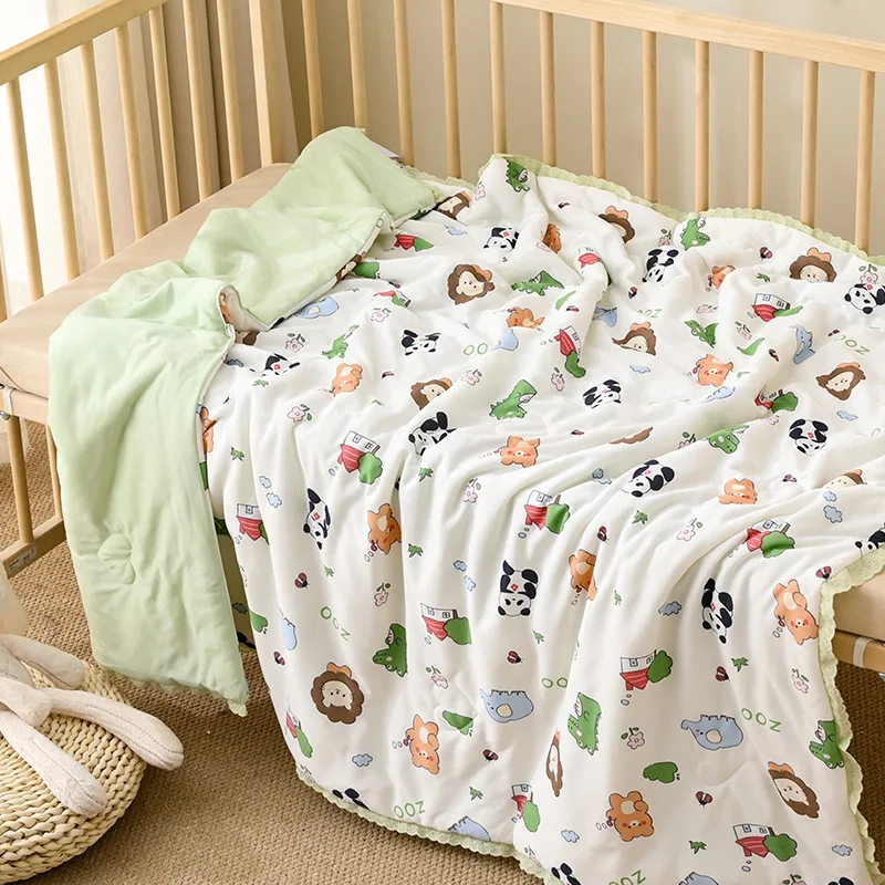 Infant Children Xia Liang Quilt Kindergarten Special Small Quilt Can Be Machine Washed Air Conditioner Nap Small