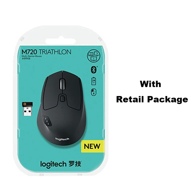 Tekstschrijver borstel Versnel Logitech M720 Triathlon Multi-device Wireless Mouse With Hyper-fast  Scrolling 1000dpi Multi-device Flow For Windows Mac Os - Mouse - AliExpress