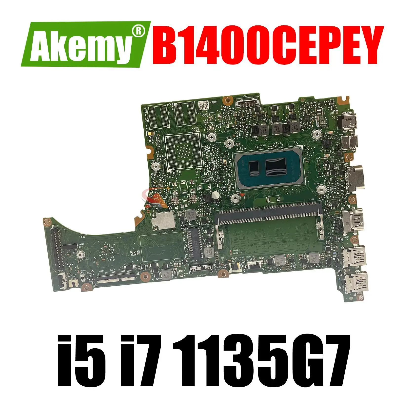 B1400CEPEY For ASUS ExpertBook B1 Laptop Mainboard B1400CEPEY B1400CEP