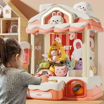 Mini Claw Machine Arcade Toy for Kids – Coin Operated Prize Crane Game 1