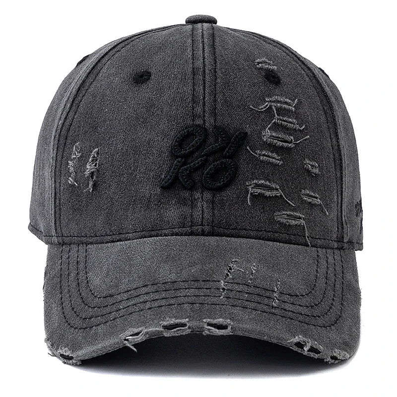 Hot Sale Washed Cotton Vintage Cap High Quality OK-KO Letter Embroidery Baseball Cap Men Women Outdoor Sports Dad Hats