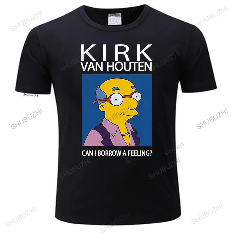 Nuova Maglietta Estiva Magliette Nere A Maniche Corte Per Uomo Glio Van Houten Posso Prendere In Prestito Una Sensazione Uomo O-Collo Streetwear Stamp