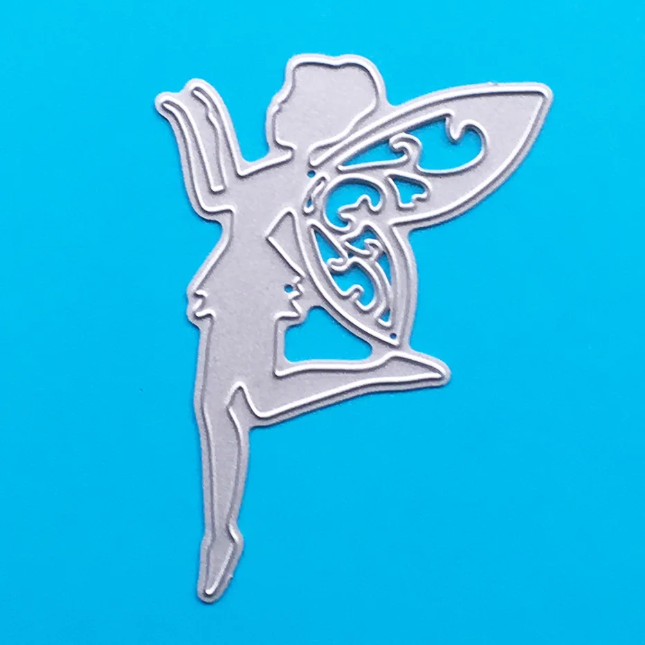 

Dancing angel fairy religion tale Metal Cutting Dies for Scrapbooking Paper gift Card Making DIY Album craft Die Cut