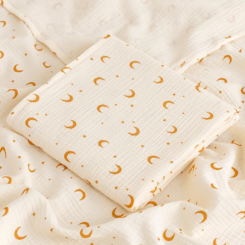 Baby Blanket Newborn Muslin Swaddle Cotton Bath Towel Summer Stroller Cover Wrap Gauze Toddler Sleep Blanket Baby Items 5