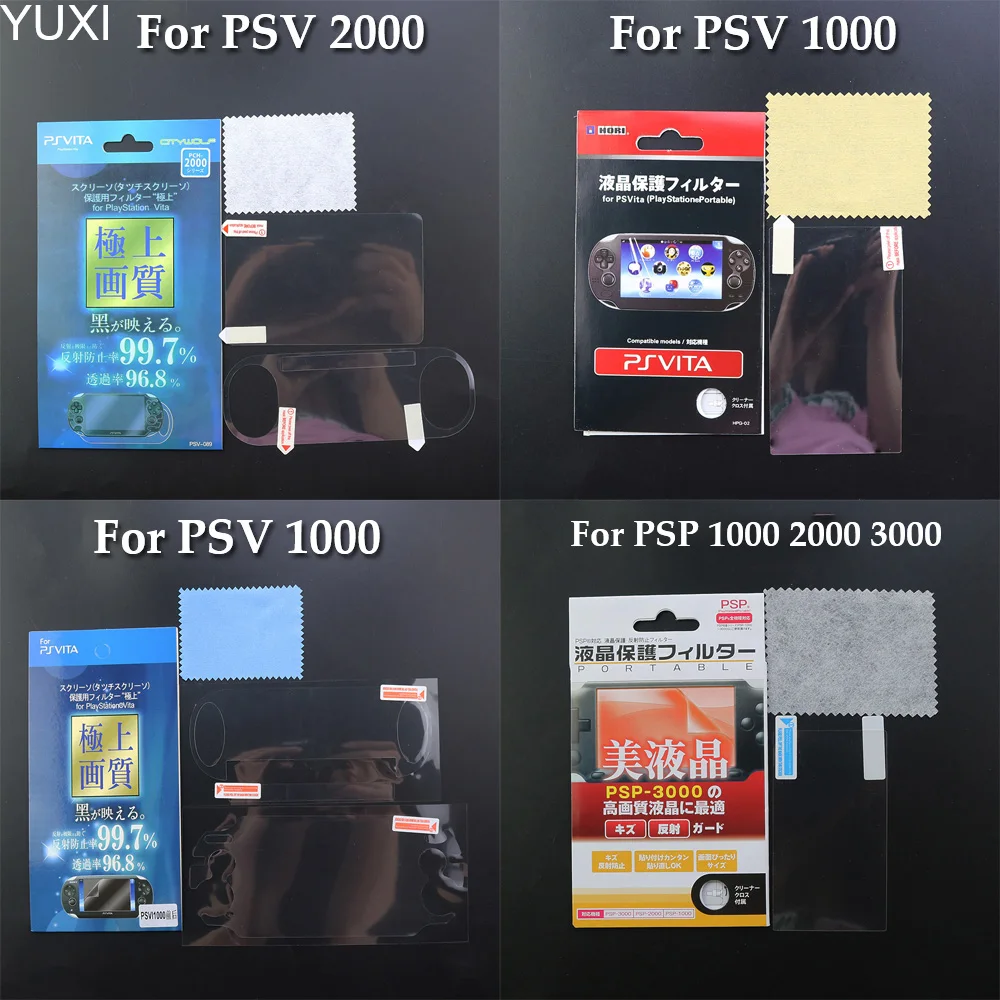 1 Pz Per Psp 1000 2000 3000 Per Psv 1000 Schermo Lcd Ultra Chiaro Hd Pellicola Protettiva Copertura Di Protezione Di Superficie