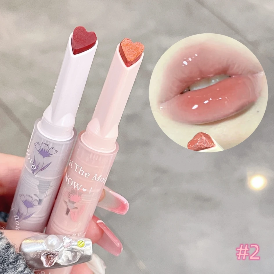 Florette – rouge à lèvres Transparent, glaçure à fleurs, gelée d'amour, miroir, tasse antiadhésive étanche, maquillage coréen Transparent, vente en gros_voghion.com
