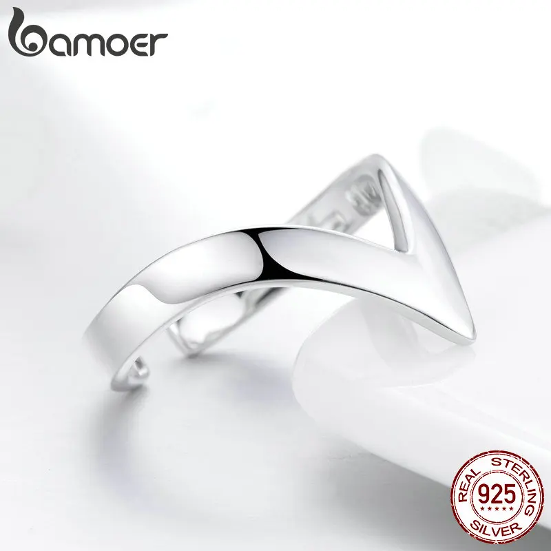 925 Sterling Silver Wave Geometric Love Adjustable Finger Rings for Women Wedding Engagement Jewelry, silver ring,wedding rings,finger rings,jewelry rings,ring jewelry