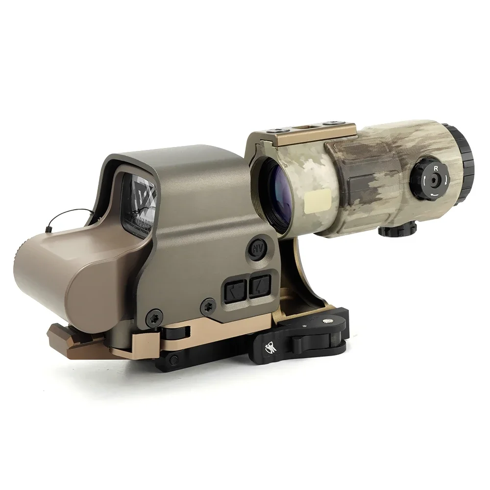 Holy Warrior EXPS3-0 Red Dot Sight with G45 5X Magnifier with Fast