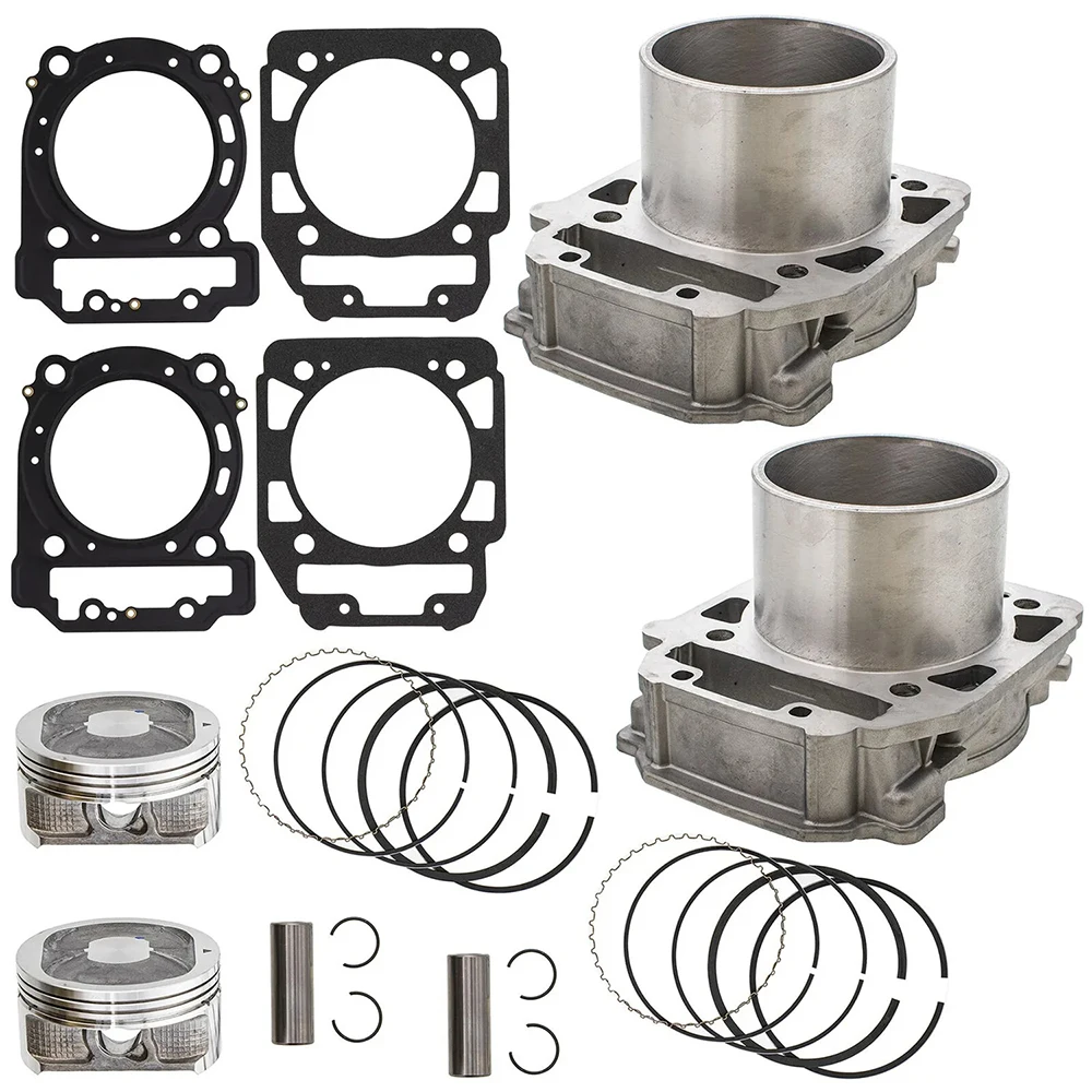 

1set 799.9cc 91mm Front Rear Cylinder Piston Set For Bombardier BRP Can-Am Outlander Max 800 2006-2015 With 1 Year Warranty