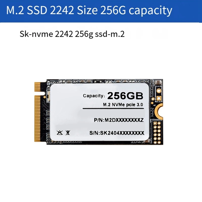 SK M2 NVME 2242 고속 솔리드 스테이트 드라이브, 고품질 3D 플래시 메모리, 고속 읽기 쓰기