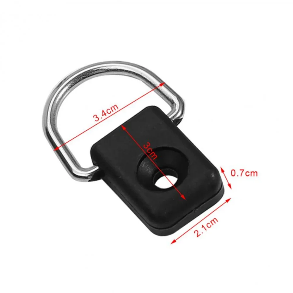 12pcs Kayak D Ring Tie Down Loop Screws - Durable Deck Fitting Rigging