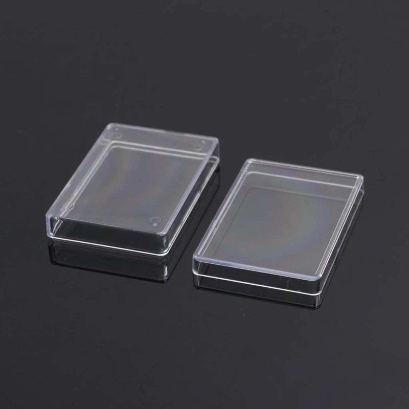 Rectangular Transparent Plastic Storage Case Playing Card Container Poker Cards Storage Box for Club Entertainment Venues 5