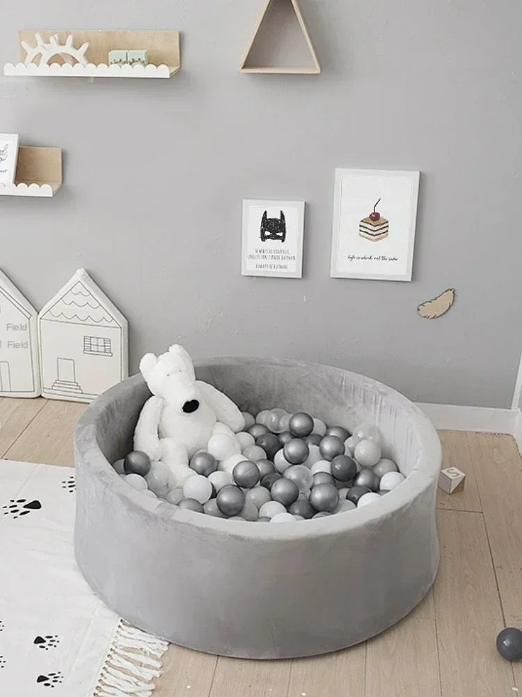 Detachable children's ocean ball pool home foldable indoor sponge fence baby playground
