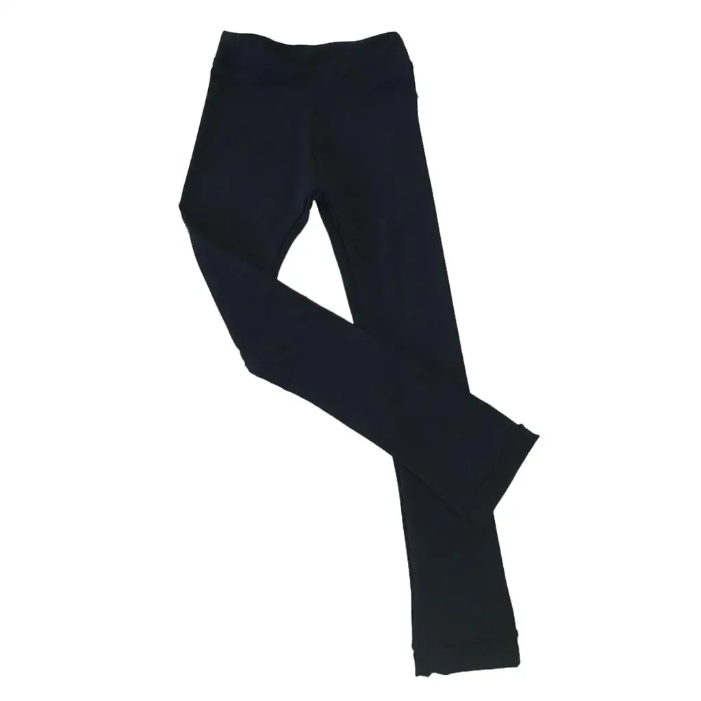 Performance Figure Skating Long Pants-Compression Ice Skating Leggings Sportswear for Girls Women Ladies Traing Practice