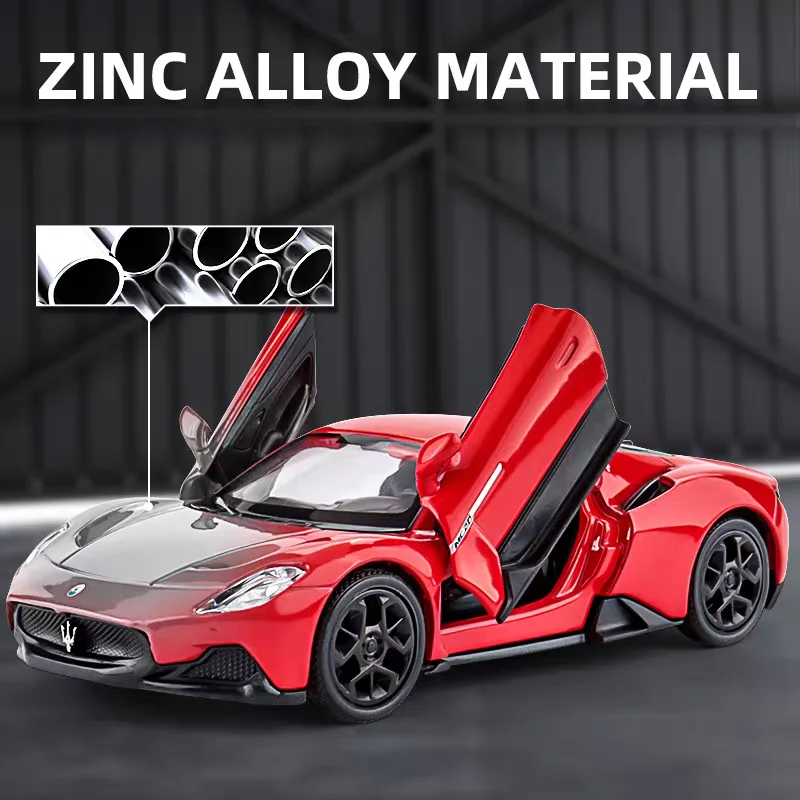 Maserati MC20 Supercar Simulation Diecast & Toy Vehicle Pull Back