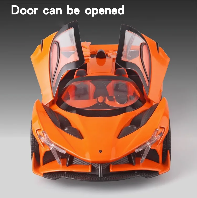 APOLLO ORANGE ver 展示品 Gumpert Apollo Project Evo Miniature Metal Supercars 1/24