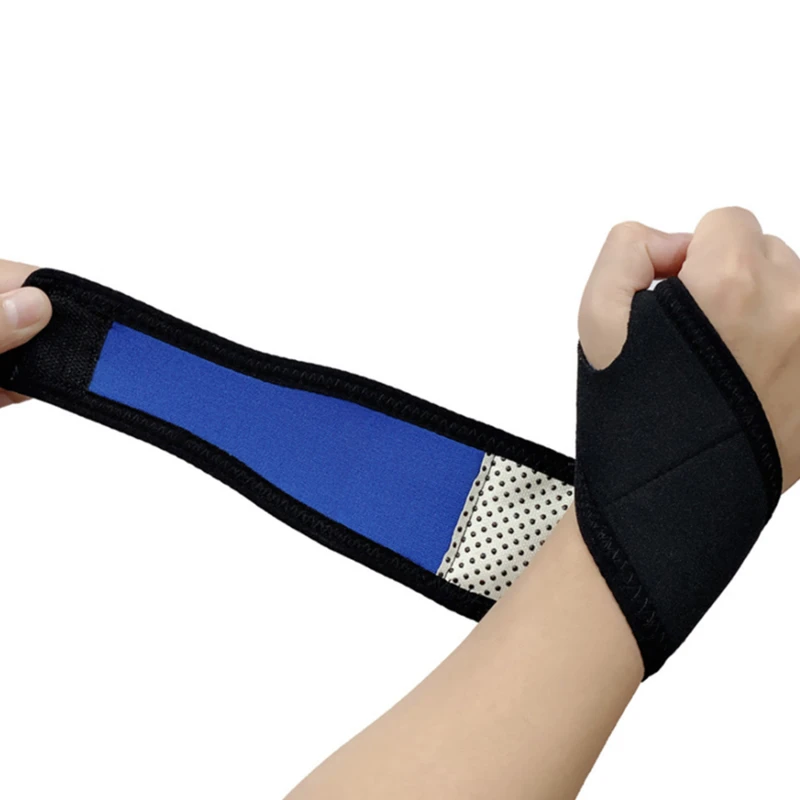 

Self-Heating Wristband Sports Protection Professional Wrist Pad Wrist Brace For Workout Gym Power Training Bracers Men Women