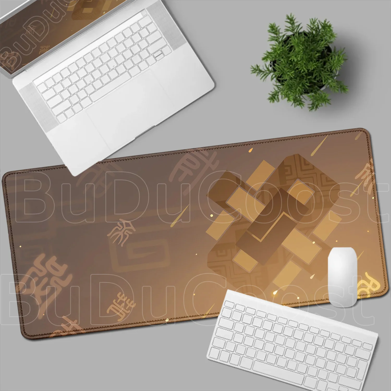 Gamer's Deluxe Edge-Locked Mouse Pad Featuring Iconic Genshin Impact Characters