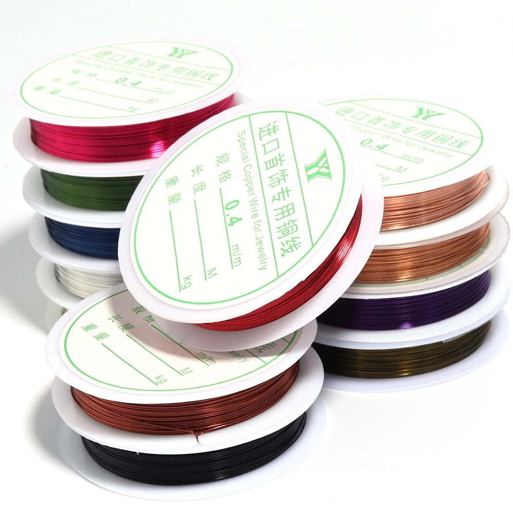 Nylon Cord Macrame Cord Silk Cord Satin Cord Faux Suede Cord Waxed Cord Leather Cord PVC Cord Packaging Cord 8-12M/Roll Copper Wire For Ornament Making DIY Crafts