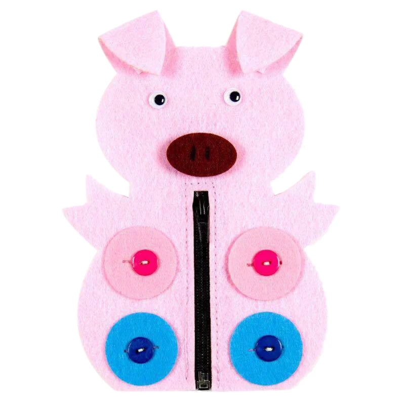 Educational Table Portable Sewing Buttons Game Supplies Toy