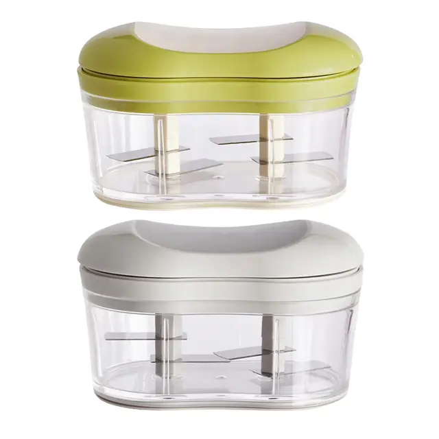 Vegetable Chopper Shredder Stainless Steel Kitchen Gadgets Manual Food Processor for Fruits Ginger Garlic Tomato Vegetable