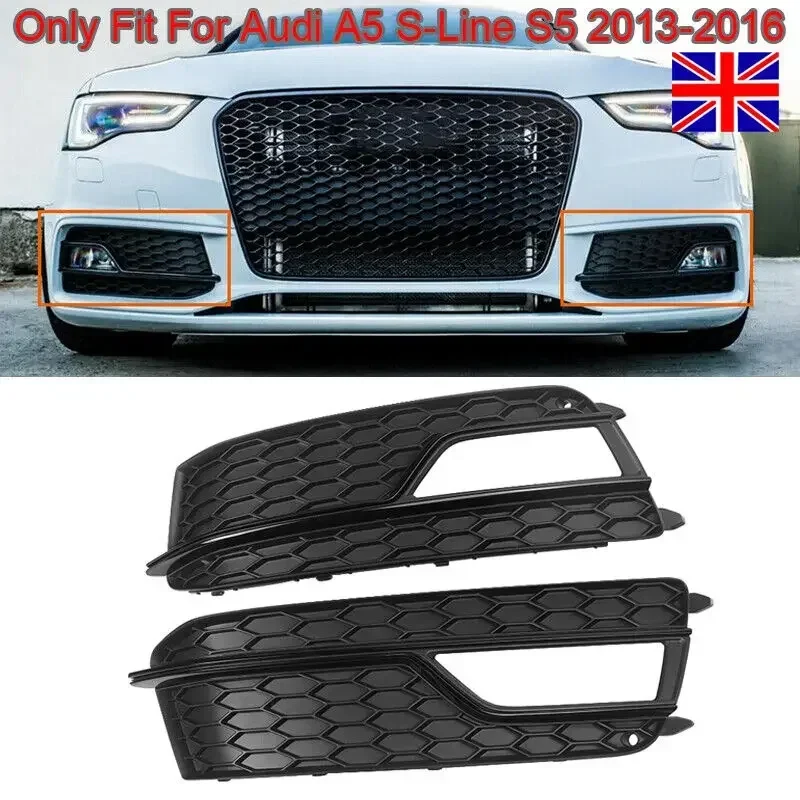 

Пара, противотуманные решетки для переднего бампера Audi A5 S-Line S5 2013-16