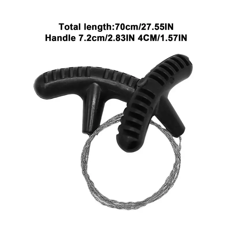 Multi Purpose Saw Stainless Steel Wire Saw Steel Wire Saw Scroll Mini Cable Cutting String Bone Rope Survival Travel Chainsaw For Wood