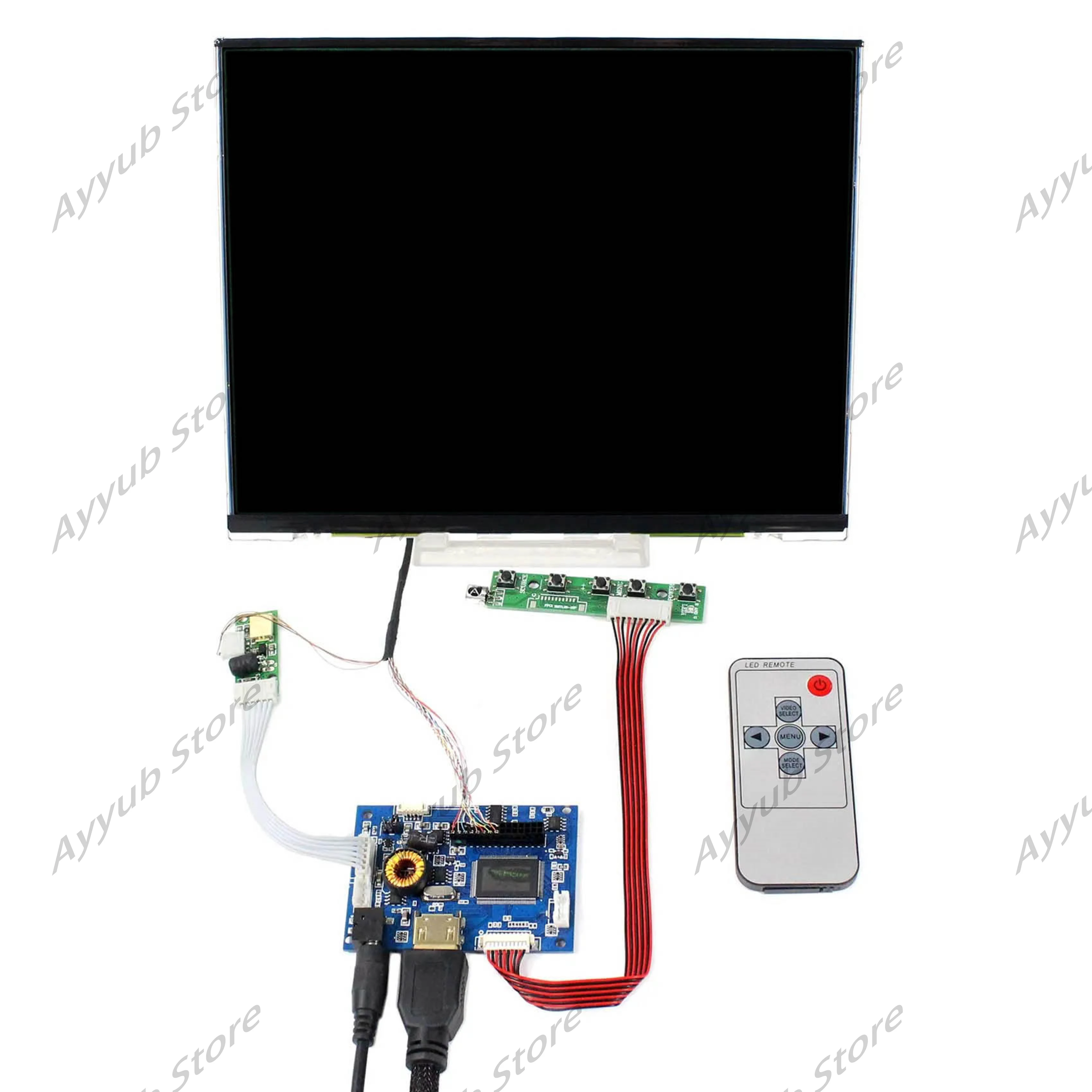 Schermo LCD Toshiba 10,4″ LTD104EDZS – 1024×768 4:3 Con Scheda Controller HDMI