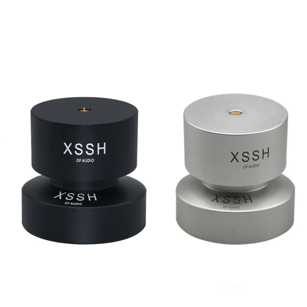 2023 새로운 충격 흡수기 스파이크 XSSH 오디오 오디오 파일 댐핑 패드 HIFI 스피커 CD 플레이어 앰프 알루미늄 절연 피트 스파이크