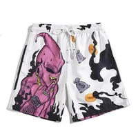 New American Trend Creative Animation Summer Sports and Leisure Brand Shorts Loose Breathable Quick-drying Mesh Basketball Pants 1