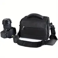 1PC Black Nylon DSLR Camera Bag. Portable, waterproof. Fits Sony, Nikon,Canon, Panasonic DSLR cameras like Canon EOS Rseries liu - Image 2