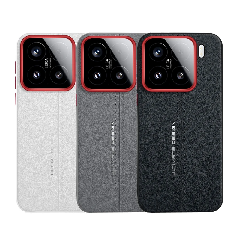 Elegant Business PU Leather Case with Soft TPU Edge - Ultra Thin Cover