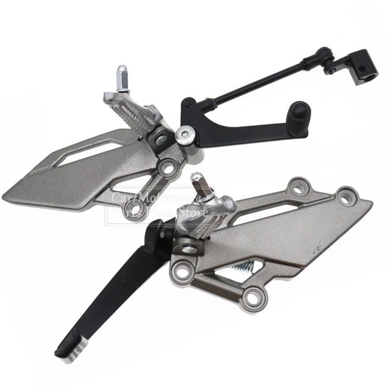 2x frente da motocicleta esquerda direita pé peg bracket pedal de