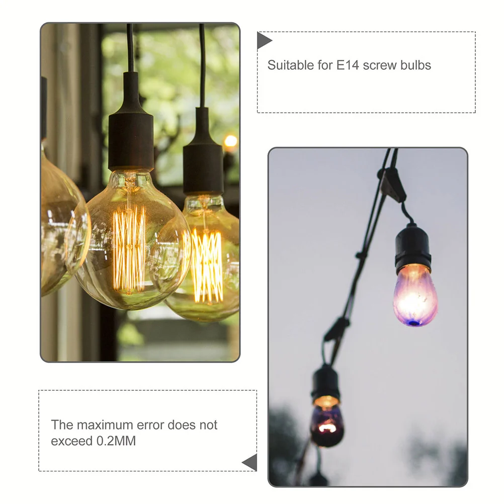 Lamp Holder Lamp Bulb Holder 6pcs Candelabra Screw Socket E14 Socket Lamp Parts Candelabra Bulb Adapter Sockets