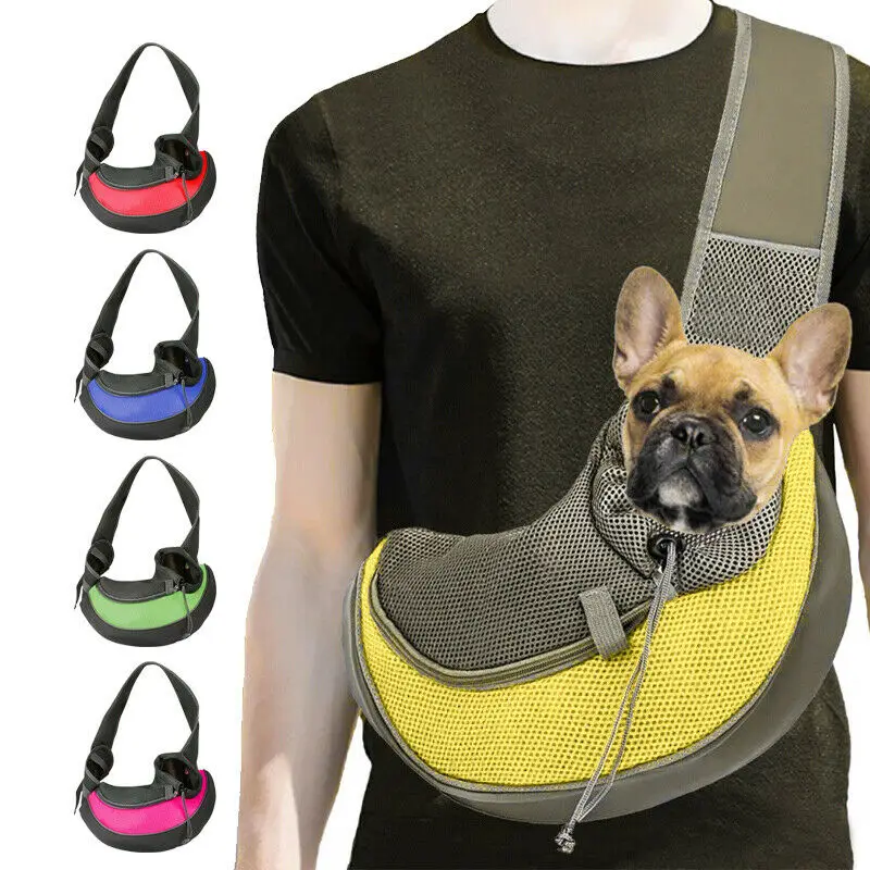 Pet Cat Dog Carrier Backpack Travel Tote Shoulder Bags Mesh Sling Carry Pack Comfort Foldable Dog Accessories