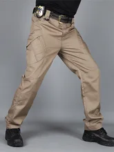 

High Quality Khaki Casual Pants Fashion Men Streetwear Camouflage Jogger Multi-Pocket Tactical Military Trousers Men Cargo Pant