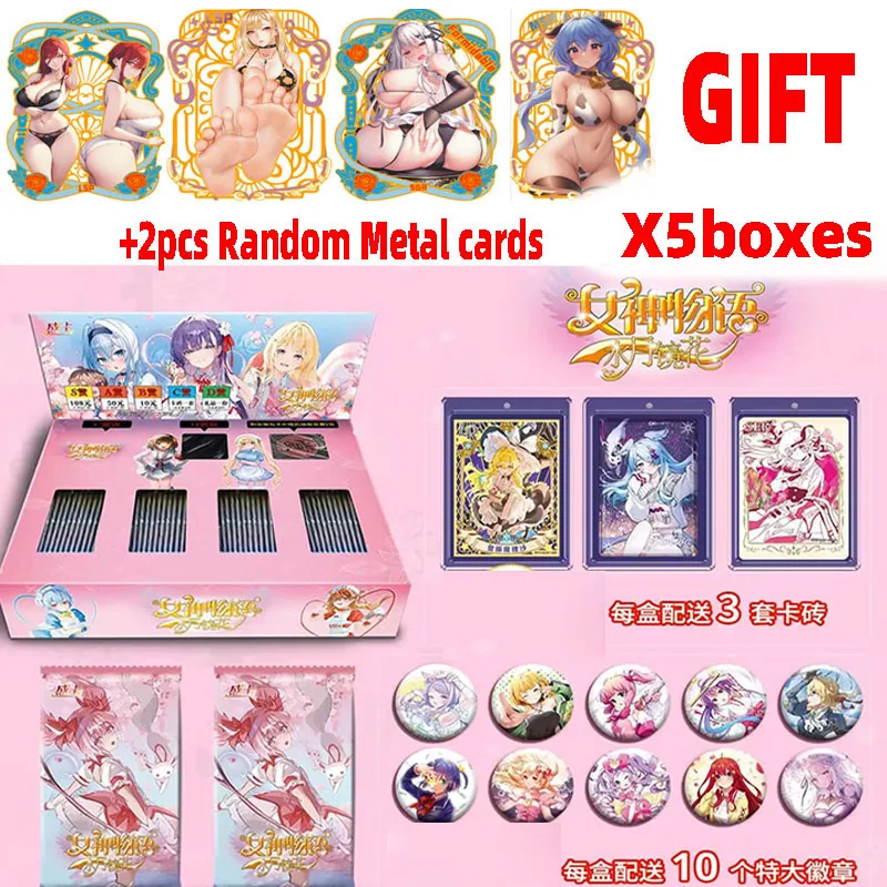 

2024 Goddess Story Cards Shengka goddess 2m01 Cards TCG Booster Box Cute Girl Rare Anime Character Game Board Toy