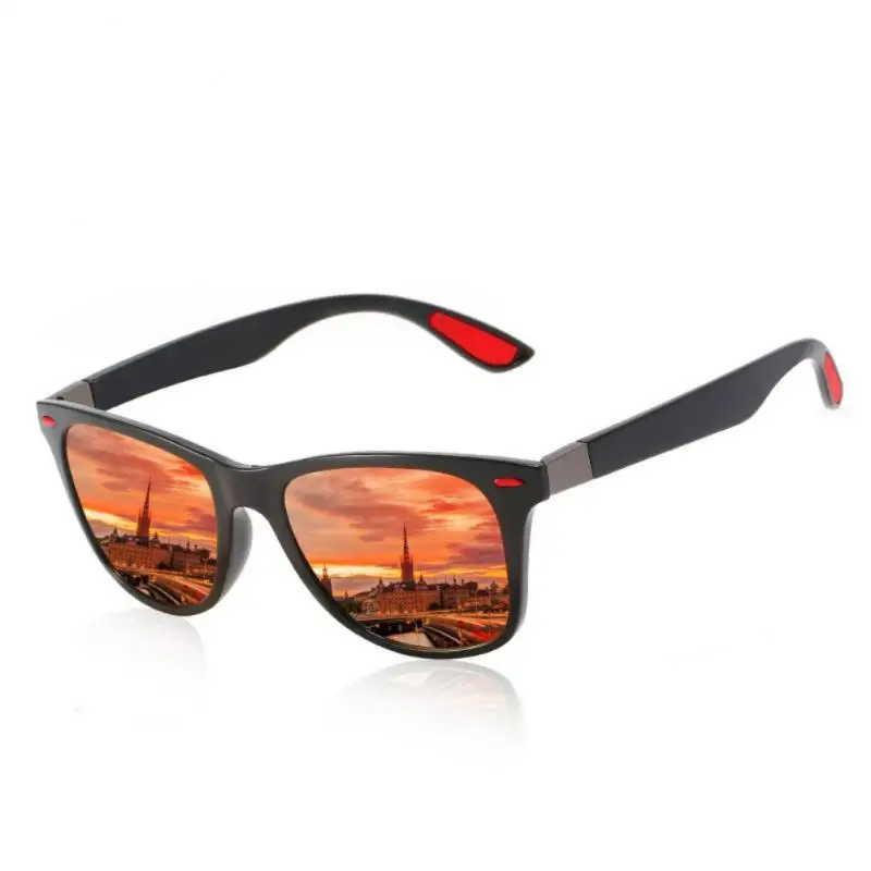 Gafas de sol polarizadas clásicas para hombre y mujer, lentes cuadradas antideslumbrantes para viajes, pesca, ciclismo, UV400 - Image 3