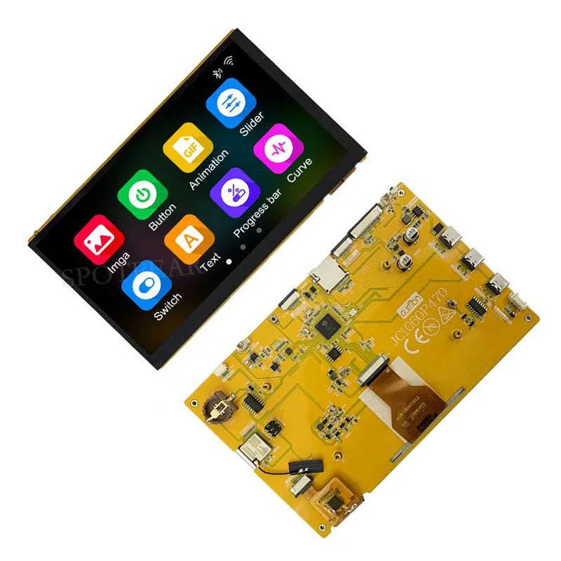 ESP32 P4 Development Board 7inch Display 7 inch LCD TouchScreen Onboard ESP32-C6 / Camera-Port / Speaker-Port Development Board