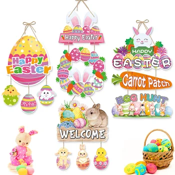 #EasterDecor, #DoorHanger, #SpringDecor, #BunnyDecor, #HolidayDecor, #HomeDecor, #PartyDecor 1